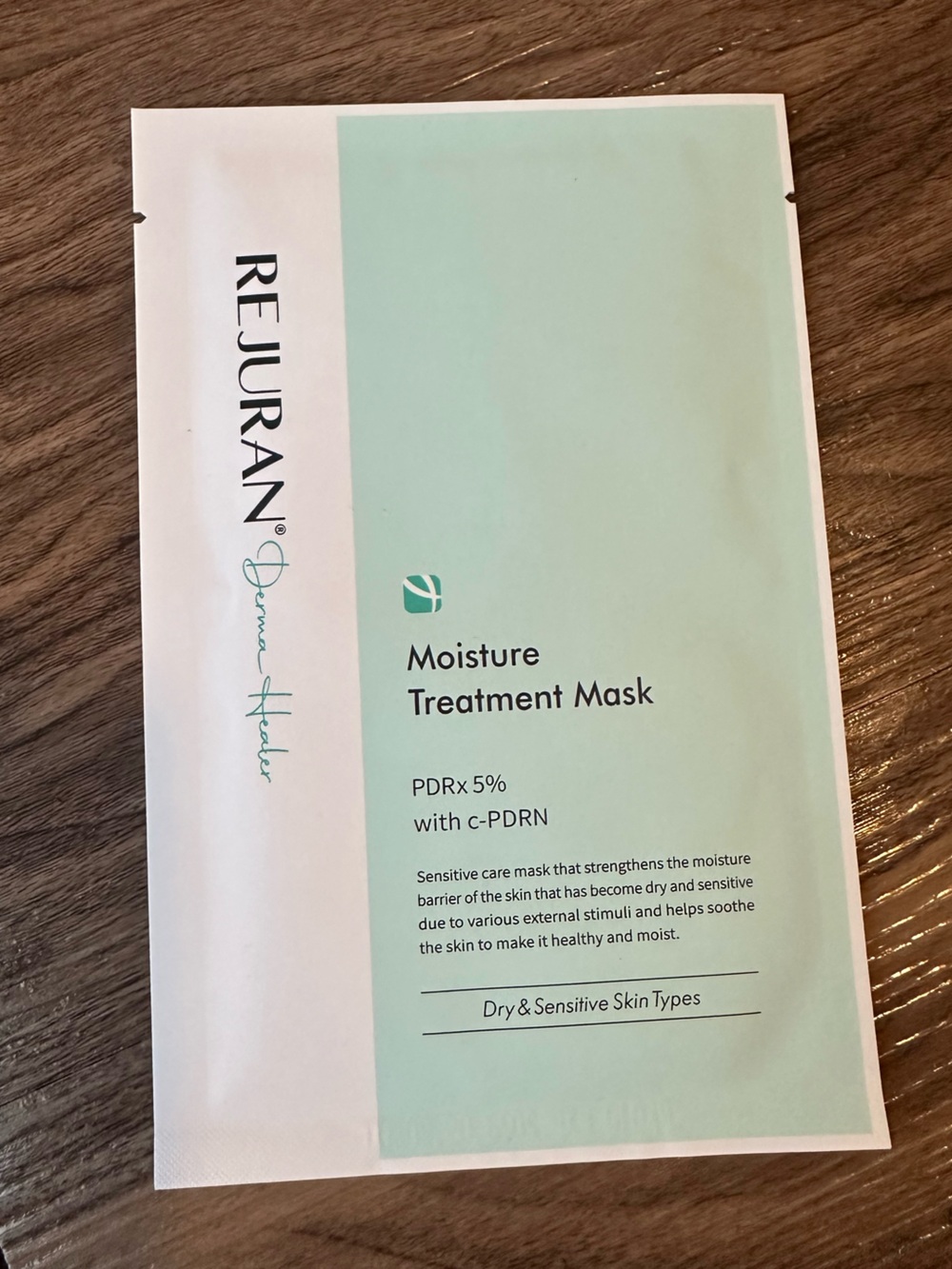 NWT Rejuran Korean Moisture Treatment Mask PDRx 5% With C-PDRN